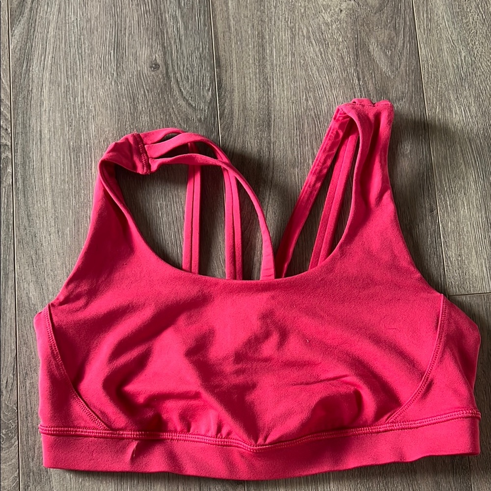 Lululemon energy bra - pink - size 8